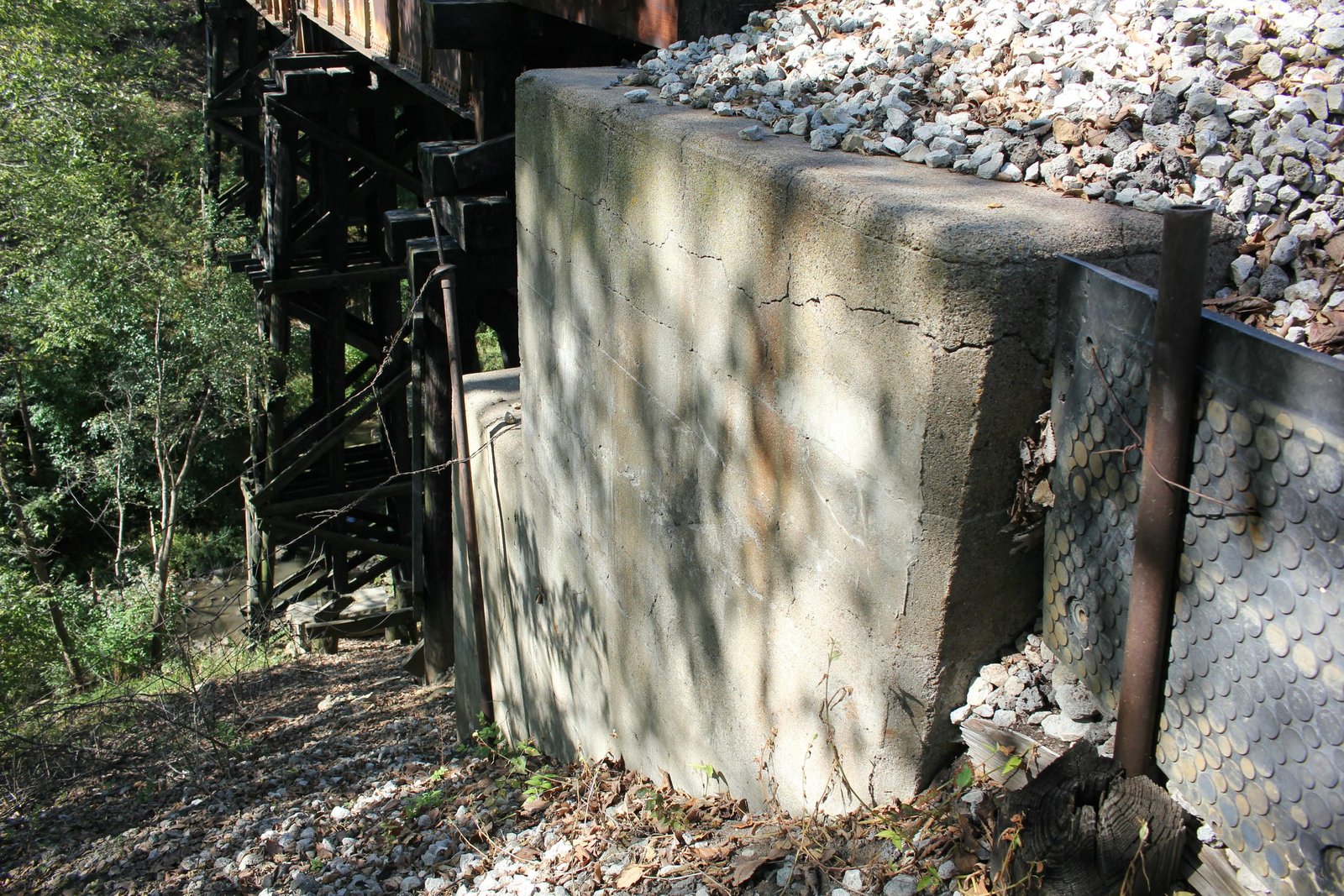 East abutment